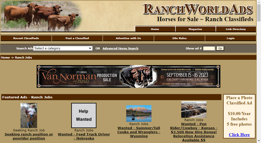 Ranch World Ads